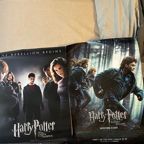 Harry Potter 5 movie posters Phoenix, Deathly Hallow Magic 11.5x17 etc - Picture 3 of 16